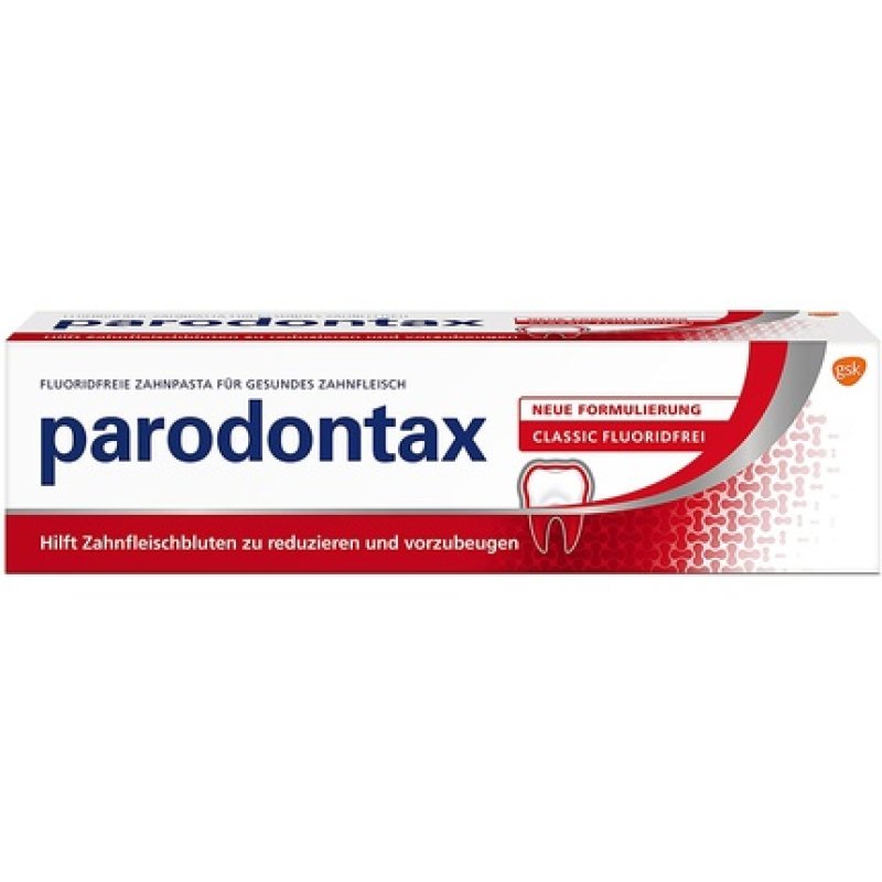 Parodontax Classic Toothpaste for Plaque Removal Helps Reduce and Prevent Gum Bleeding 75ml