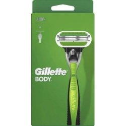 Gillette BODY Rasoir de sécurité Noir, Vert