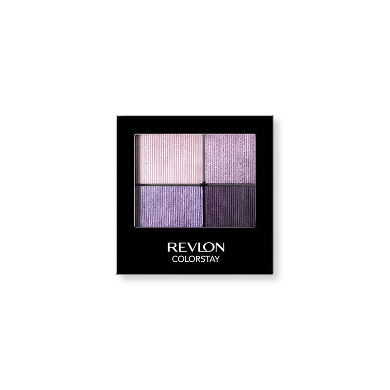 Revlon ColorStay 16 Hour Eyeshadow Quad with Dual-Ended Applicator Brush Longwear Intense Color Smooth Eye Makeup for