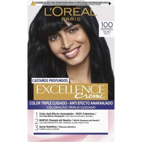 Excellence Brunette Hair Dye 100 True Black
