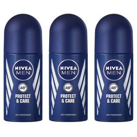 Nivea PROTECT & CARE Men's Roll On Anti-perspirant Deodorant 1.7oz 50ml