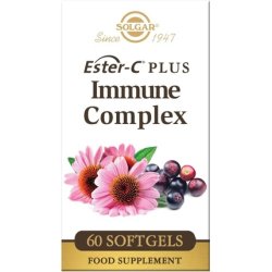 Solgar Ester-C Plus 1000mg Immune Complex Softgels - Immune System Support Vegan and Gluten Free