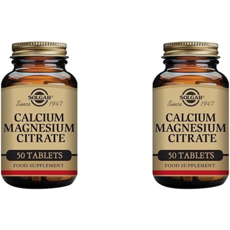 Calcium Magnesium Citrate 50 Tablets