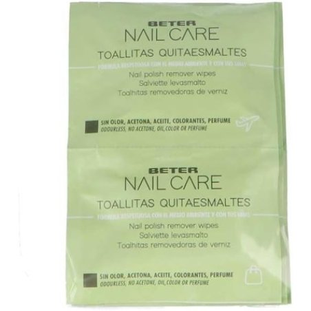 Beter Nail Polish Remover Wipe 10 Black Standard