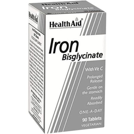 HealthAid Iron Bisglycinate Vegetarian Tablets