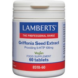 Lamberts Griffonia Seed Extract 100mg - Dietary Supplement With 5-Hydroxytryptophan For Psychological Support, 60