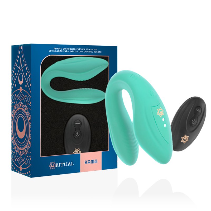 RITHUAL - KAMA REMOTE COUPLES MASSAGER AQUA