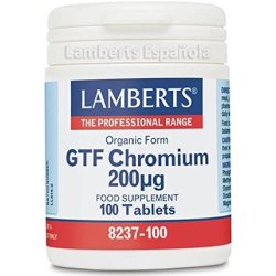 Lamberts GTF-Chromium 100 Capsules 200mg