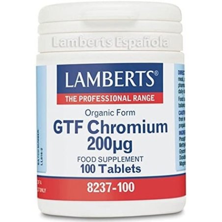 Lamberts GTF-Chromium 100 Capsules 200mg