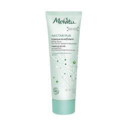 Melvita Organic Mask and Scrub - Mud Effect Masque de nettoyage Femmes 75 ml