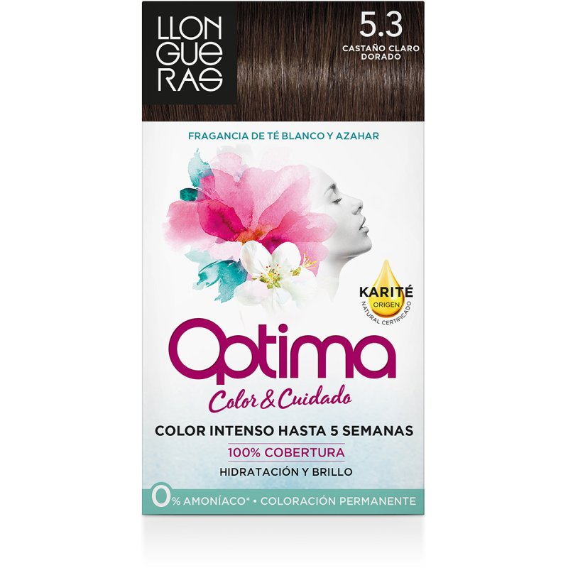 LLONGUERAS OPTIMA Hair Colour 5.3 Golden Brown