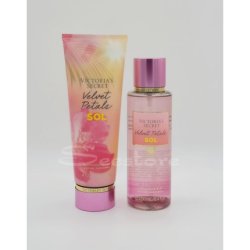 Victoria's Secret Velvet Petals Sun Body Mist Spray & Body Lotion