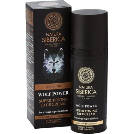 Natura Siberica Wolf Power Super Toning Face Cream for Men 50ml