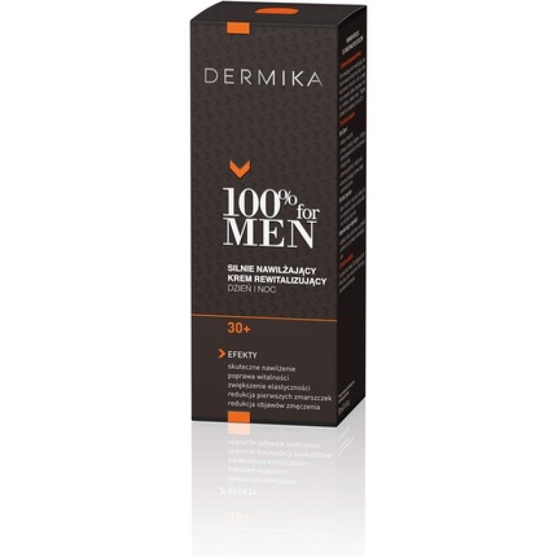 DERMIKA 100% for Men 30 Ultra Hydrating Moisturizer Face Cream 50ml
