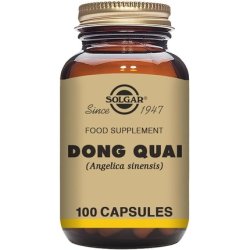Solgar Dong Quai Vegetable Capsules - Aids Relief of Menopause and Menstrual Symptoms - Female Ginseng - Vegan, Kosher