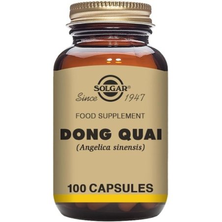 Solgar Dong Quai Vegetable Capsules - Aids Relief of Menopause and Menstrual Symptoms - Female Ginseng - Vegan, Kosher