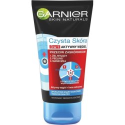 Garnier - Pure Score Intensive Charcoal 3in1 Face Wash 150ml