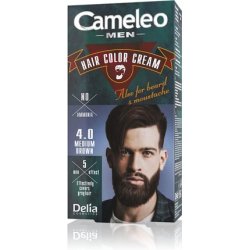 Cameleo Men Permanent Hair Dye Medium Brown for Hair Beard & Moustache 30ml