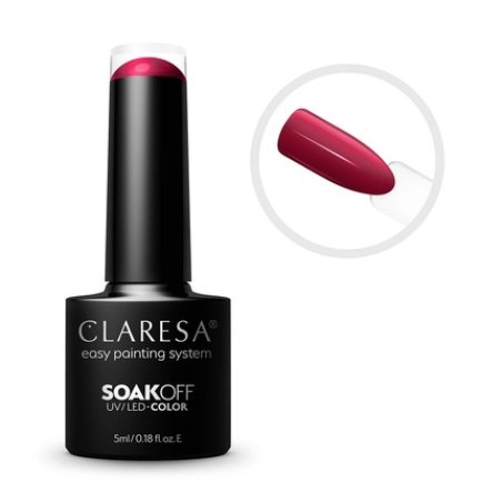 CLARESA SoakOFF UV/LED Gel Pink 542 5ml