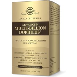Solgar Advanced Multi-Billion Dophilus Kulturen-Komplex with Patented Bacterial Strains 60 Vegan & Acid-Resistant
