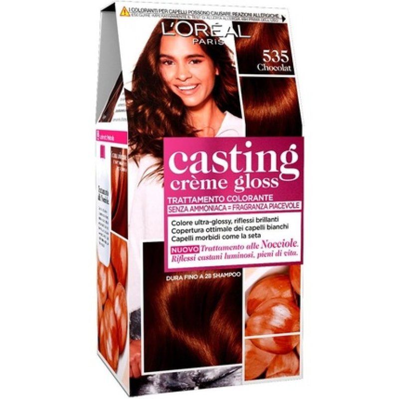 L'oréal Paris Casting Crème Gloss Hair Dye Color Without Ammonia 535 Chocolate