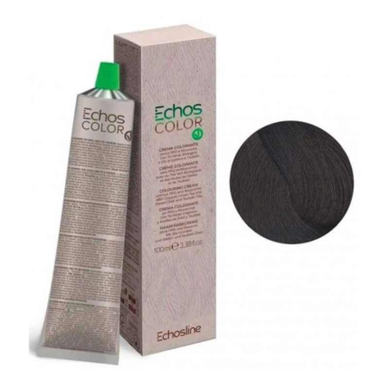 Echosline Cream Dye Hair Echos Color 550 Extra Rich Light Chestnut - 100 Ml