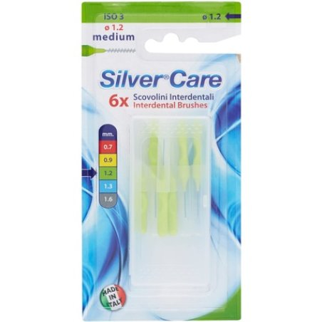 SilverCare ISO 3 Interdental Brush Size M 6 Units