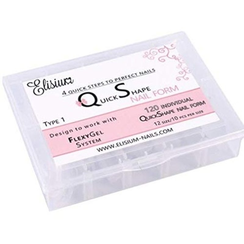 Elisium Quick Shape Nail Form for Flexygel