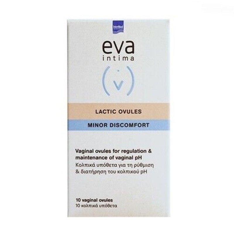 Intermed Eva Lactic Vaginal Ovules Regulating and Maintaining Vaginal pH