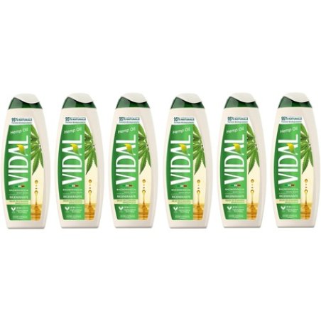 Vidal Body Wash Shower Gel with Organic Hemp Oil 500ml