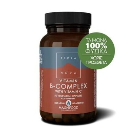 Terranova B-Complex with Vitamin C 50 Capsules
