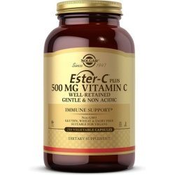 Solgar Ester-C Plus Vitamin C Complex with Patented Ester-C, Bioflavonoids, Acerola, Rose Hips and Rutin 250 Vegan