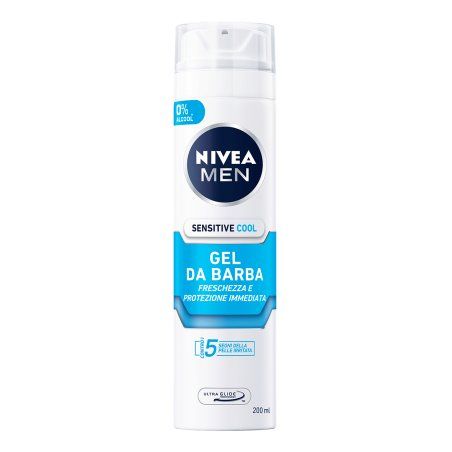 NIVEA Sensitive Cool Gel Da Barba Gel de rasage Hommes 200 ml