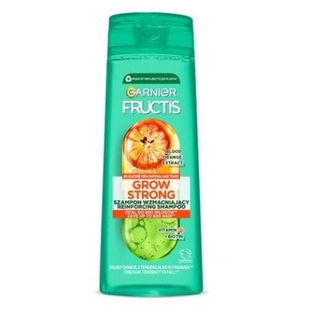 Fructis Grow Strong Orange Strengthening Shampoo for Thin Hair