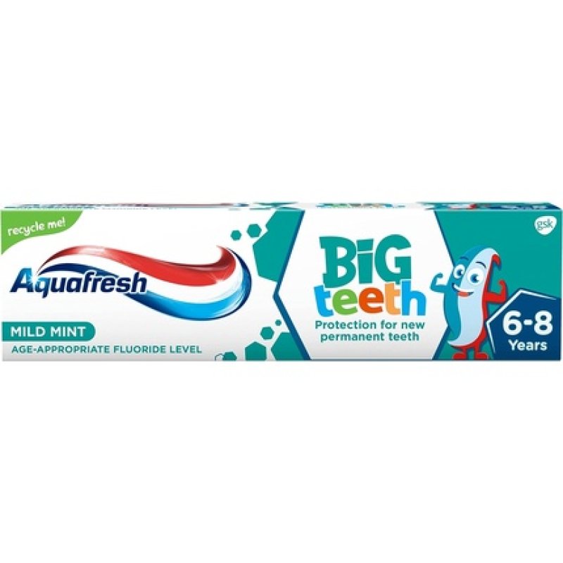 Aquafresh Big Teeth Kids Toothpaste 50ml