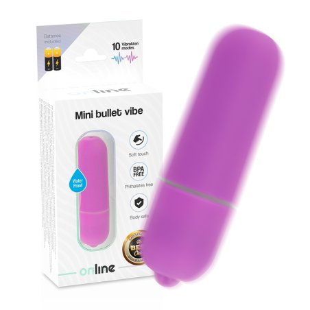 ONLINE- MINI LILAC VIBRATING BULLET