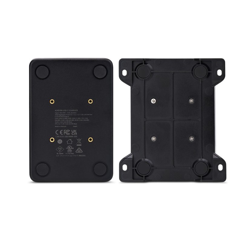 StarTech.com 4-Port Multi-Device USB-C Charger, 240W Total, Single Port 140W EPR, PD 3.1, Screw Locking Ports,