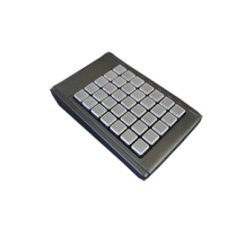 Active Key AK-S100-UW-B/35 clavier USB Noir, Argent