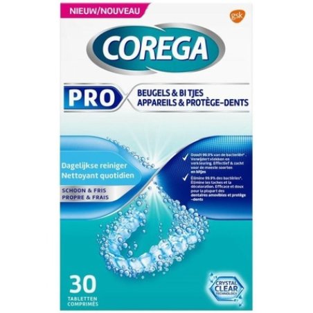 Corega Pro Braces & Bits 30 Tablets