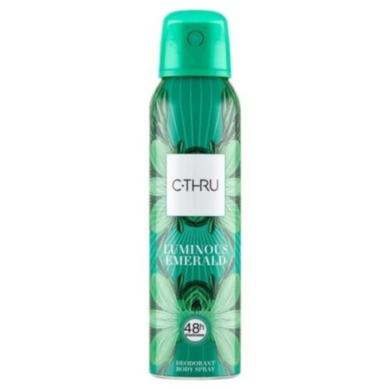 C-THRU Luminous Emerald 48H Spray Deodorant 150ml