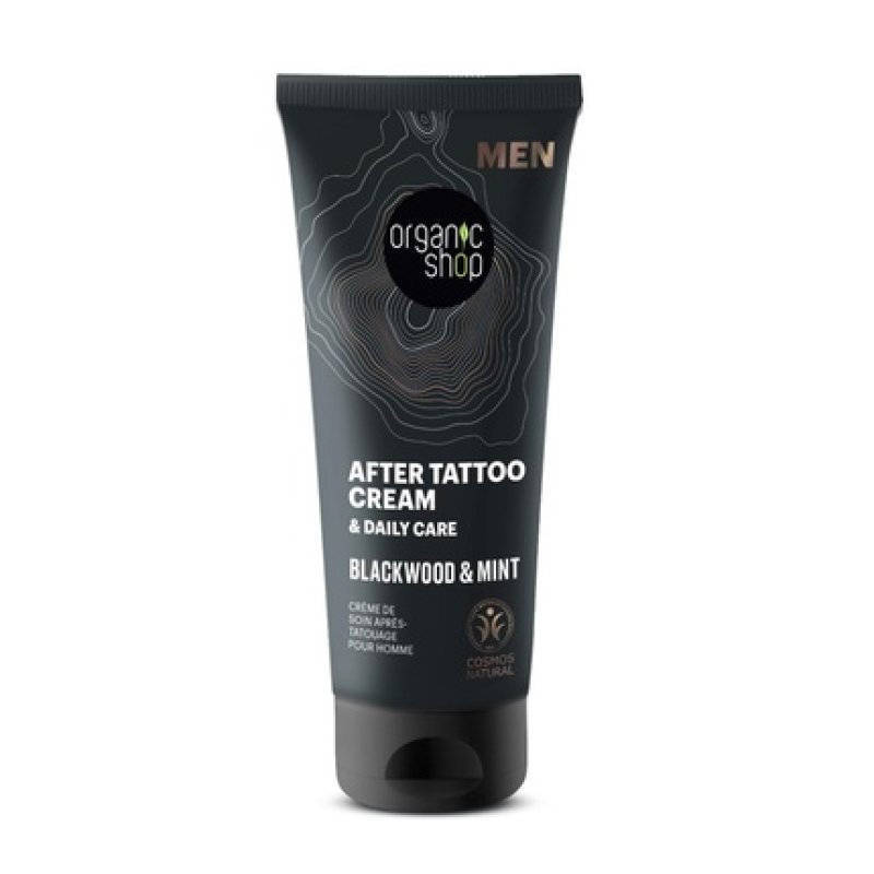 Organic Shop Daily Cream Post Tattoo 75ml Men Blackwood