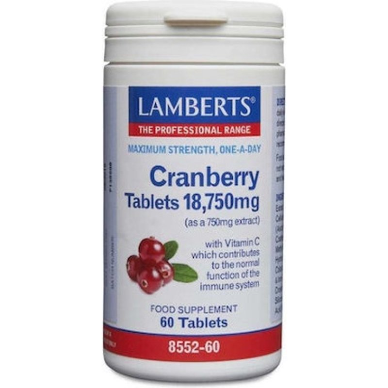 Lamberts Cranberry Tablets 18750mg - 60 Capsules