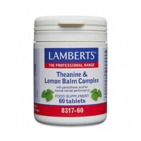 Lamberts Theanine & Lemon Balm Complex 60 Capsules