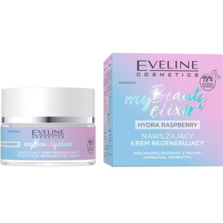 EVELINE COSMETICS My Beauty Elixir Hydra Raspberry Moisturizing Regenerating Cream Nourishing Soothing Organic Vegan