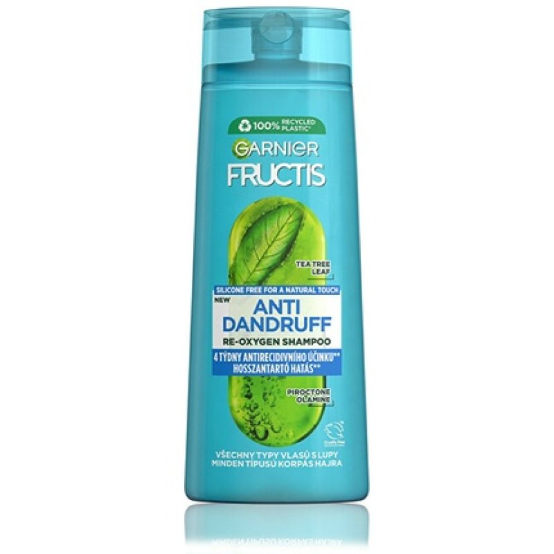 Fructis Anti-dandruff Cleansing Shampoo for All Hair Types with Dandruff (Re-Oxygen Shampoo) Volume 250 ml