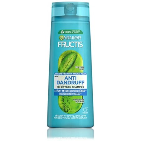 Fructis Anti-dandruff Cleansing Shampoo for All Hair Types with Dandruff (Re-Oxygen Shampoo) Volume 250 ml
