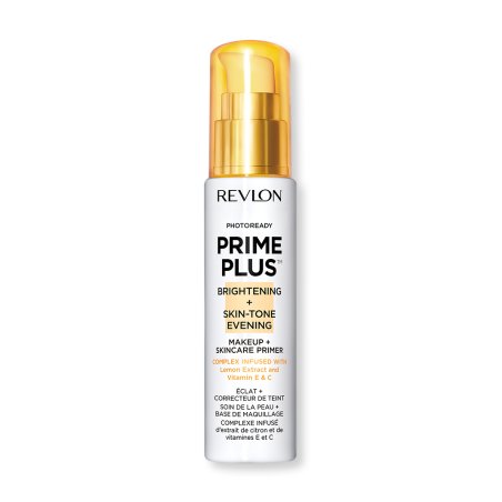 Revlon Prime Plus Makeup & Skincare Primer Brightening and Skin-Tone Evening with Vitamin C and Lactic Acid 30ml