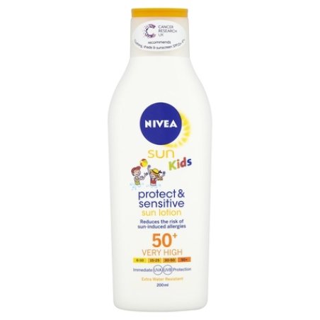 Nivea Sun Kids Protect and Sensitive Sunscreen 200ml