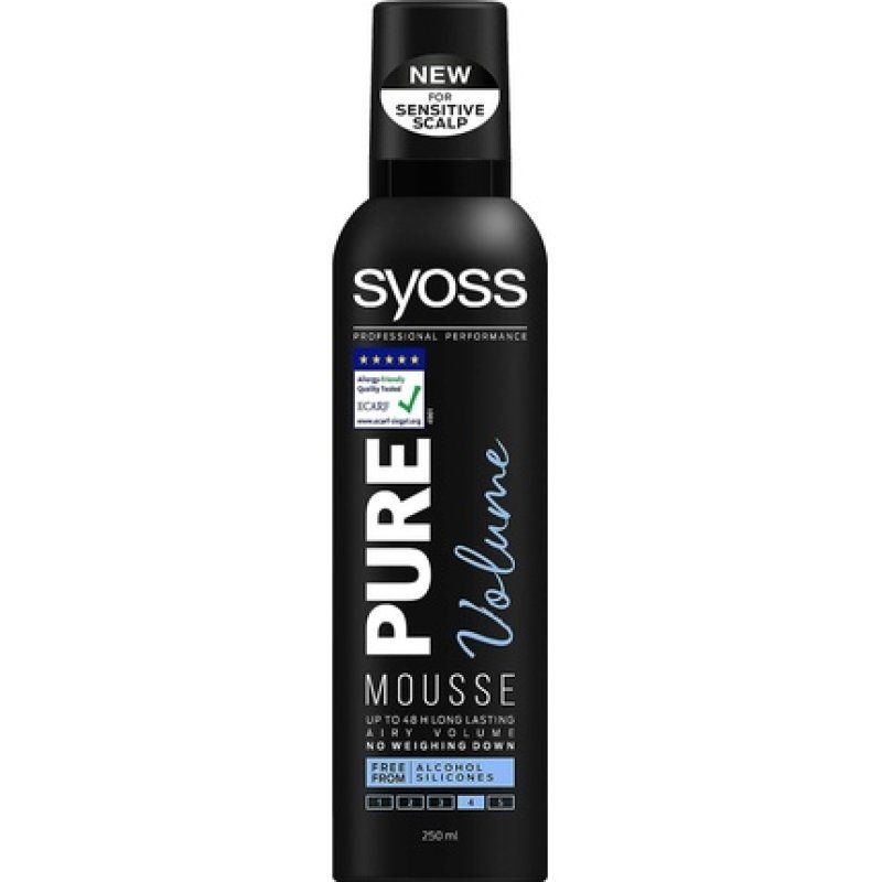 Syoss Pure Volume Mousse 250ml