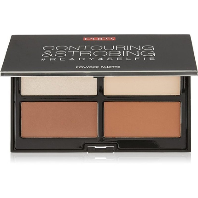 Pupa Milano Ready 4 Selfie Contouring and Strobing Powder Palette 001 Light Skin 0.61oz